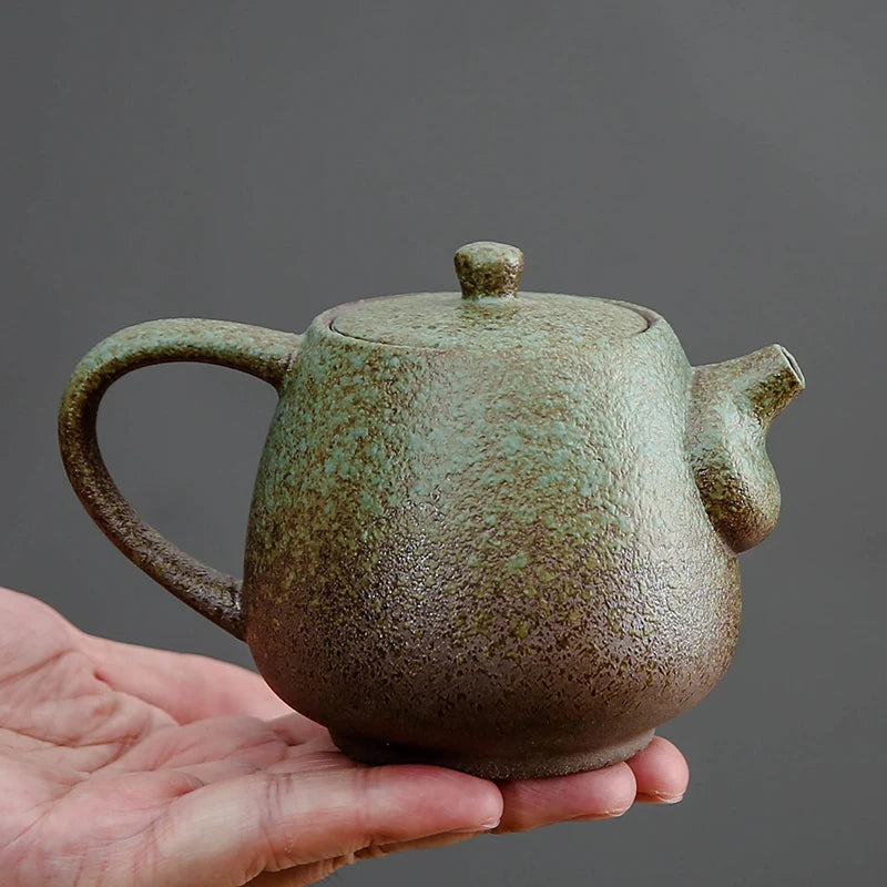 Théière Japonaise Grès Rétro