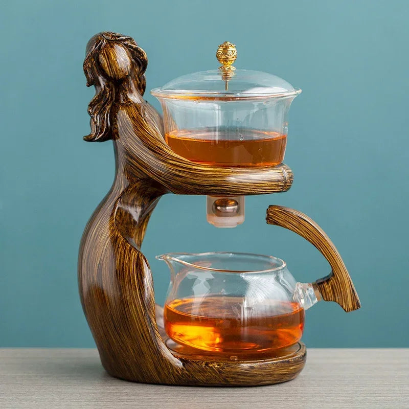 Théière Automatique Kung Fu en Verre