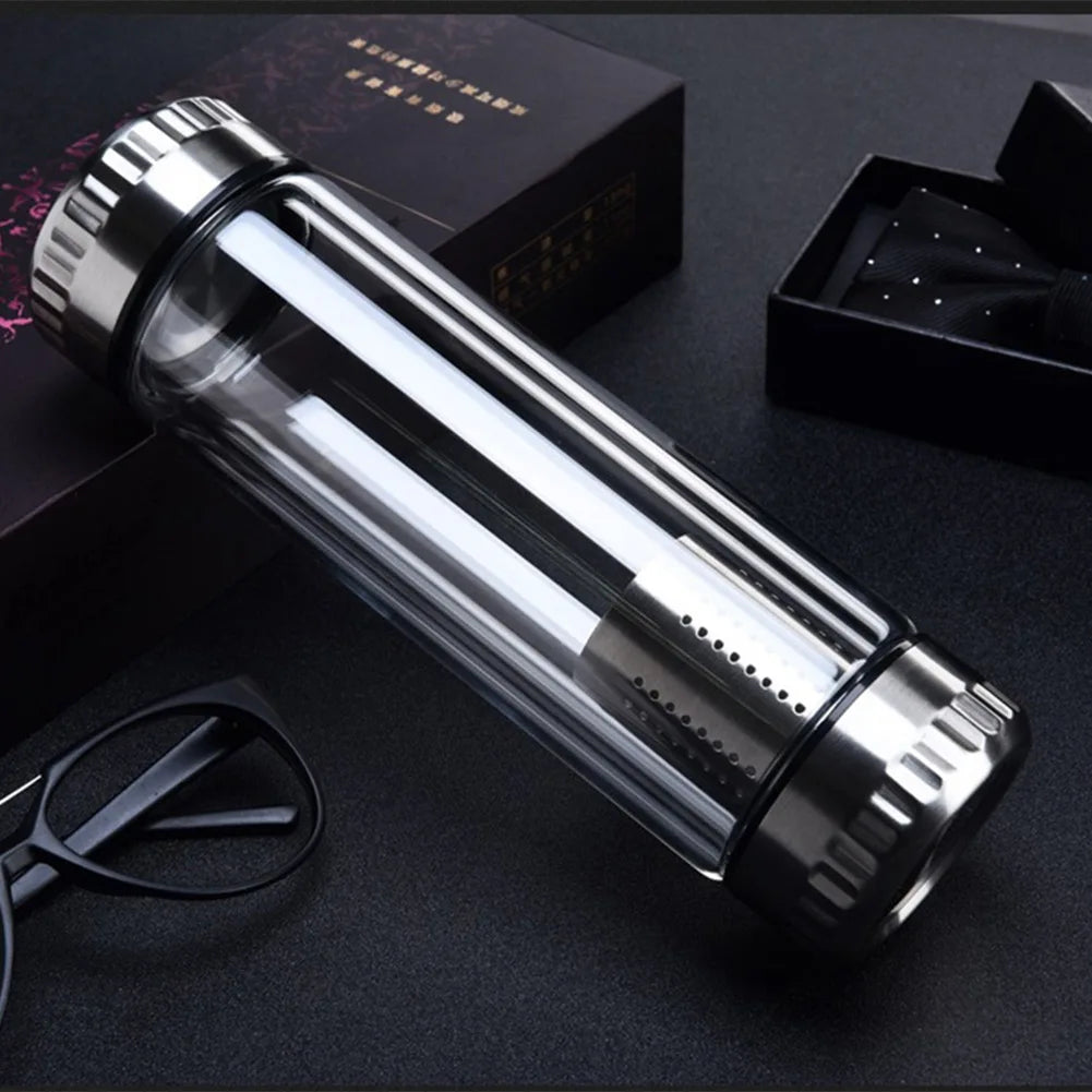 Bouteille Thermos Isotherme en Verre avec Infuseur