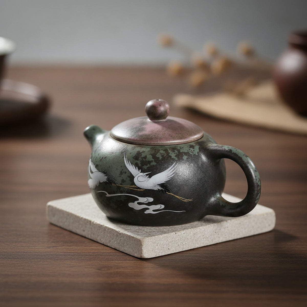 Théière Céramique Vintage Chinoise