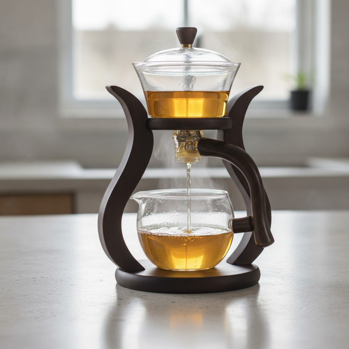 Théière Kung Fu Magnétique Semi-Automatique