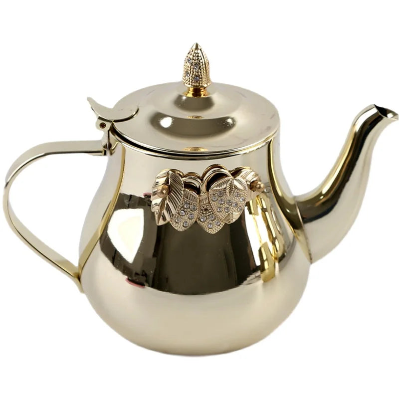 Théière Marocaine Inox Grande Capacité
