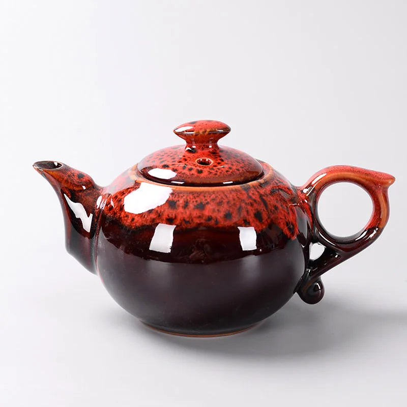 Théière Yixing Traditionnelle Glaçure Changeante