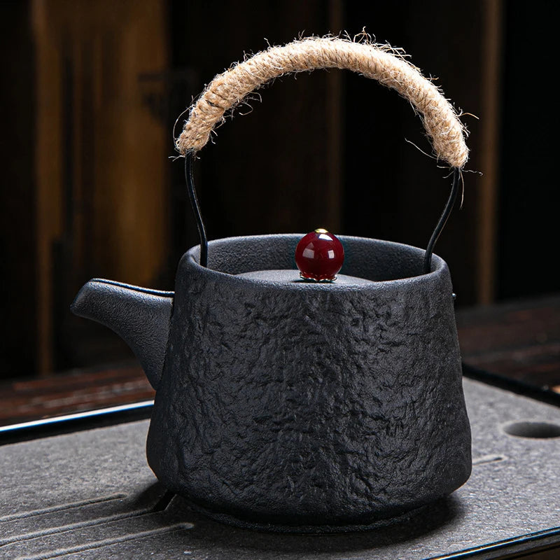Théière Japonaise Rétro Céramique Brute