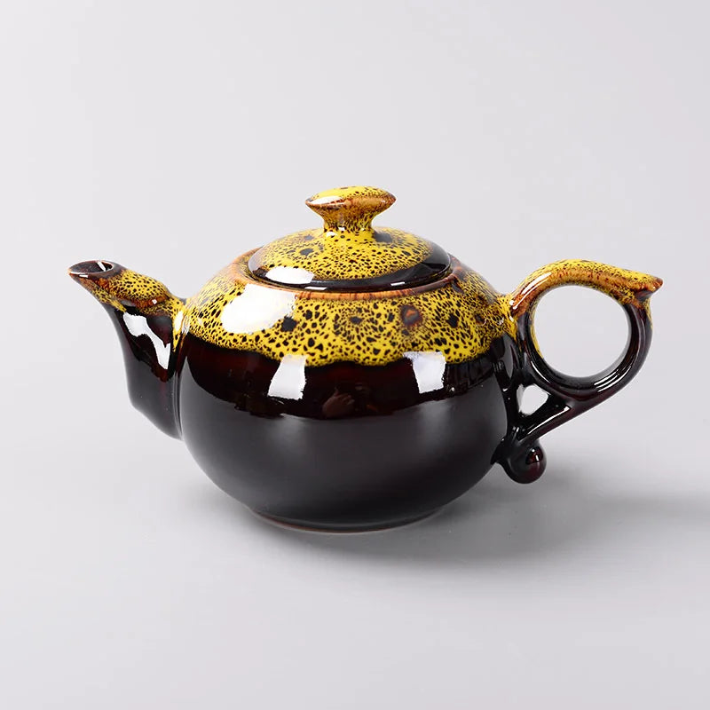 Théière Yixing Traditionnelle Glaçure Changeante