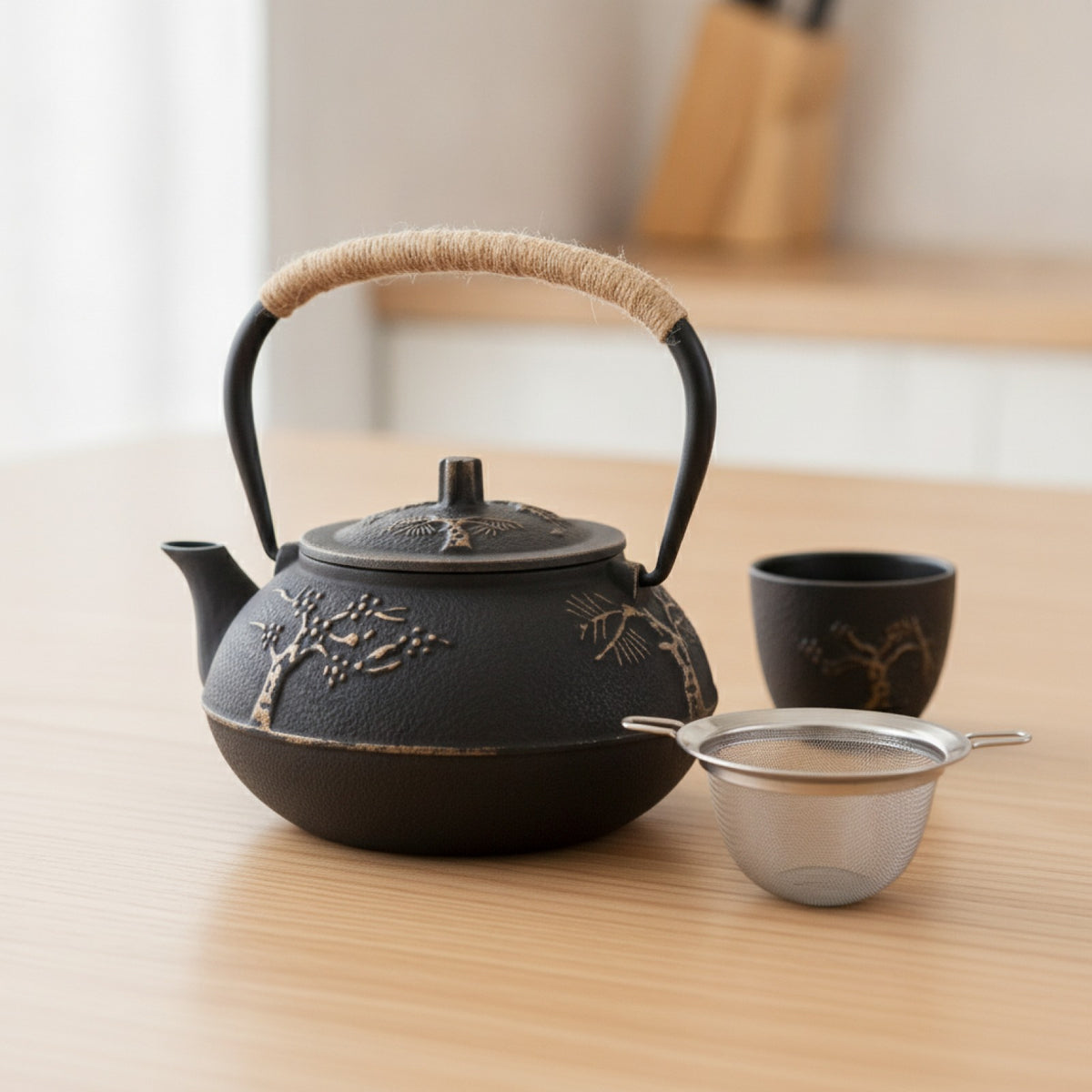 Théière en Fonte Japonaise Émaillée 900ml