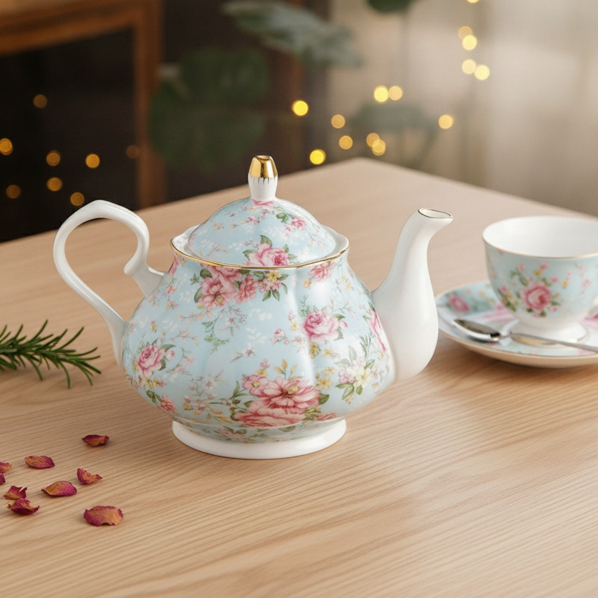 Théière Porcelaine 400ML - Élégance Européenne