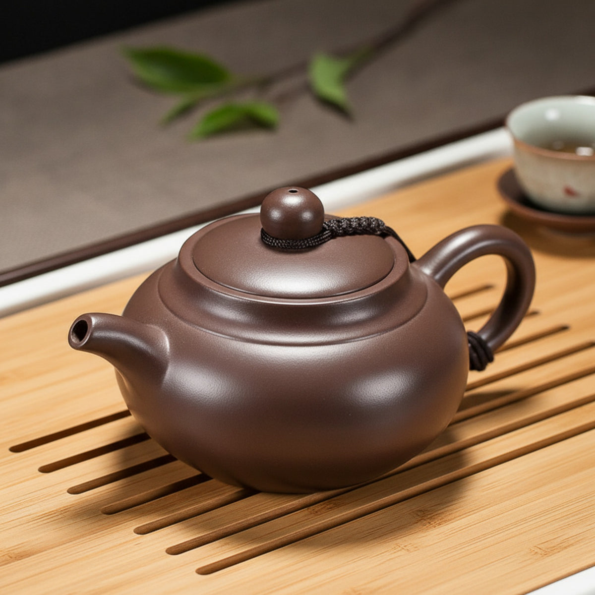 Théière Yixing Argile Violette Artisanale