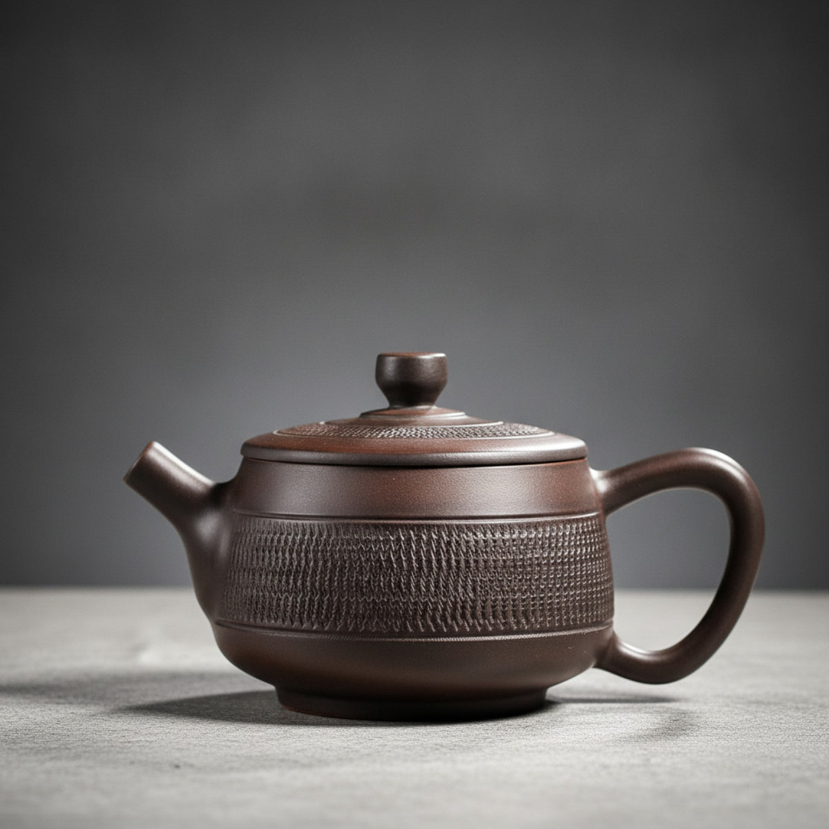 Théière Poterie Violette Artisanale