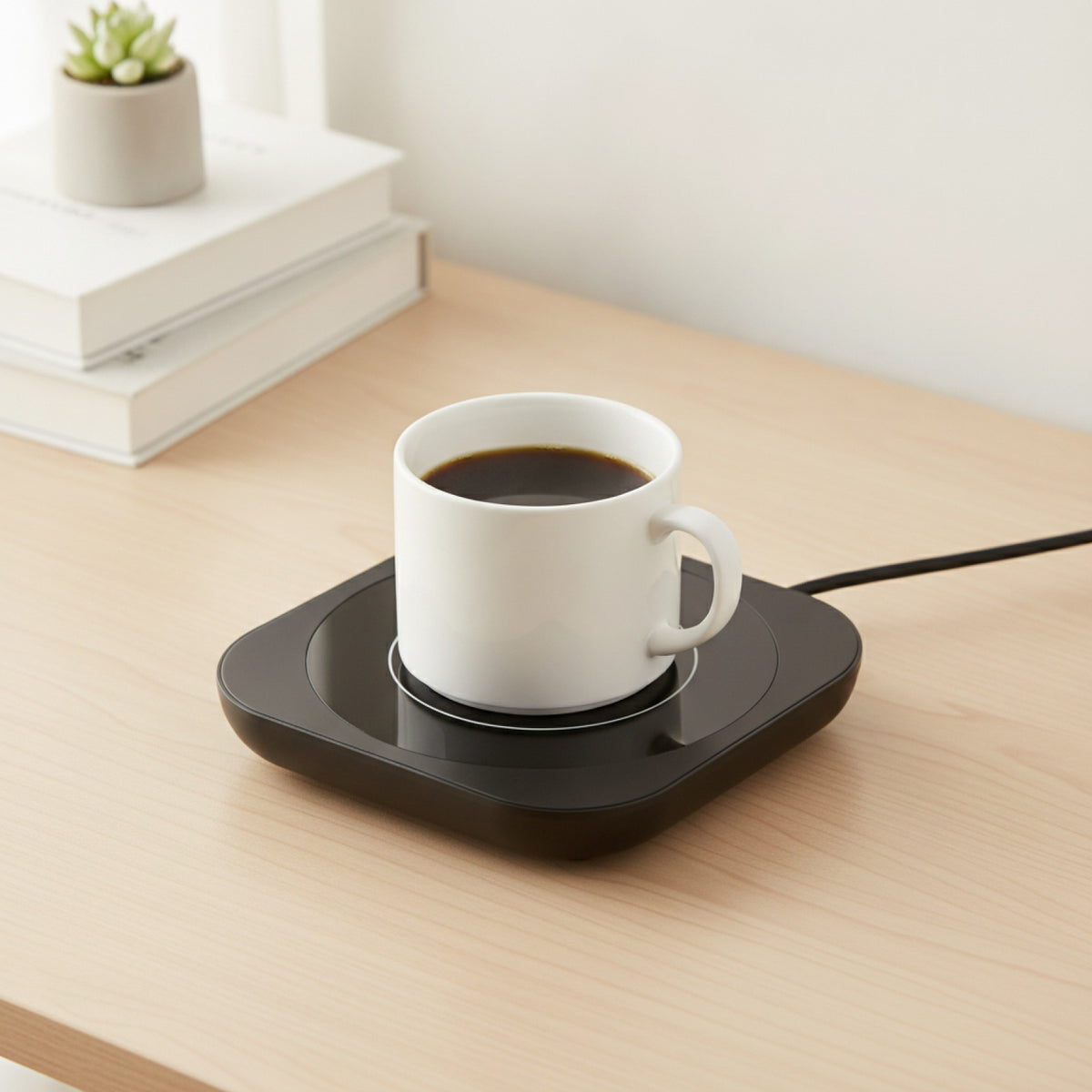 Chauffe-tasse Électrique Noir - Garde au Chaud