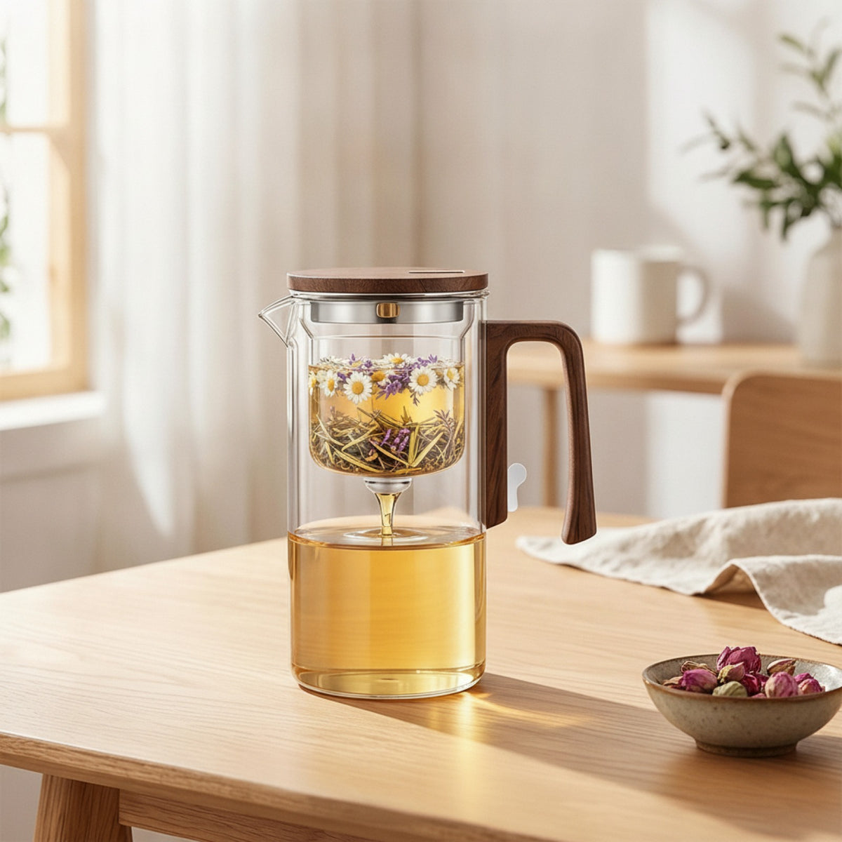 Théière en Verre Borosilicate - avec Infuseur 720ml