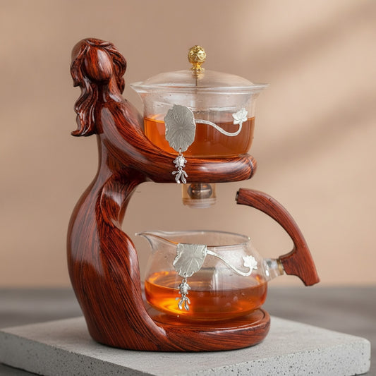 Théière Automatique Kung Fu en Verre