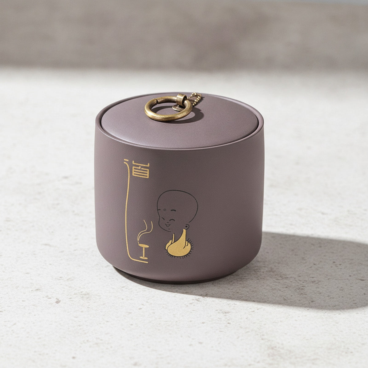 Boîte Scellée Argile Violette - Conservation Thé