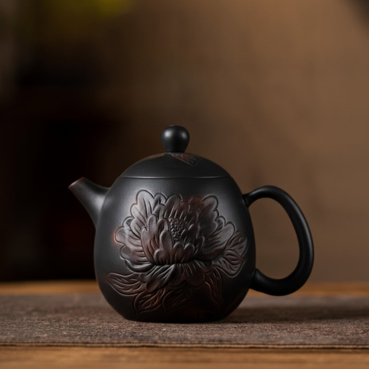 Théière Jianshui Argile Violette Peinte Main