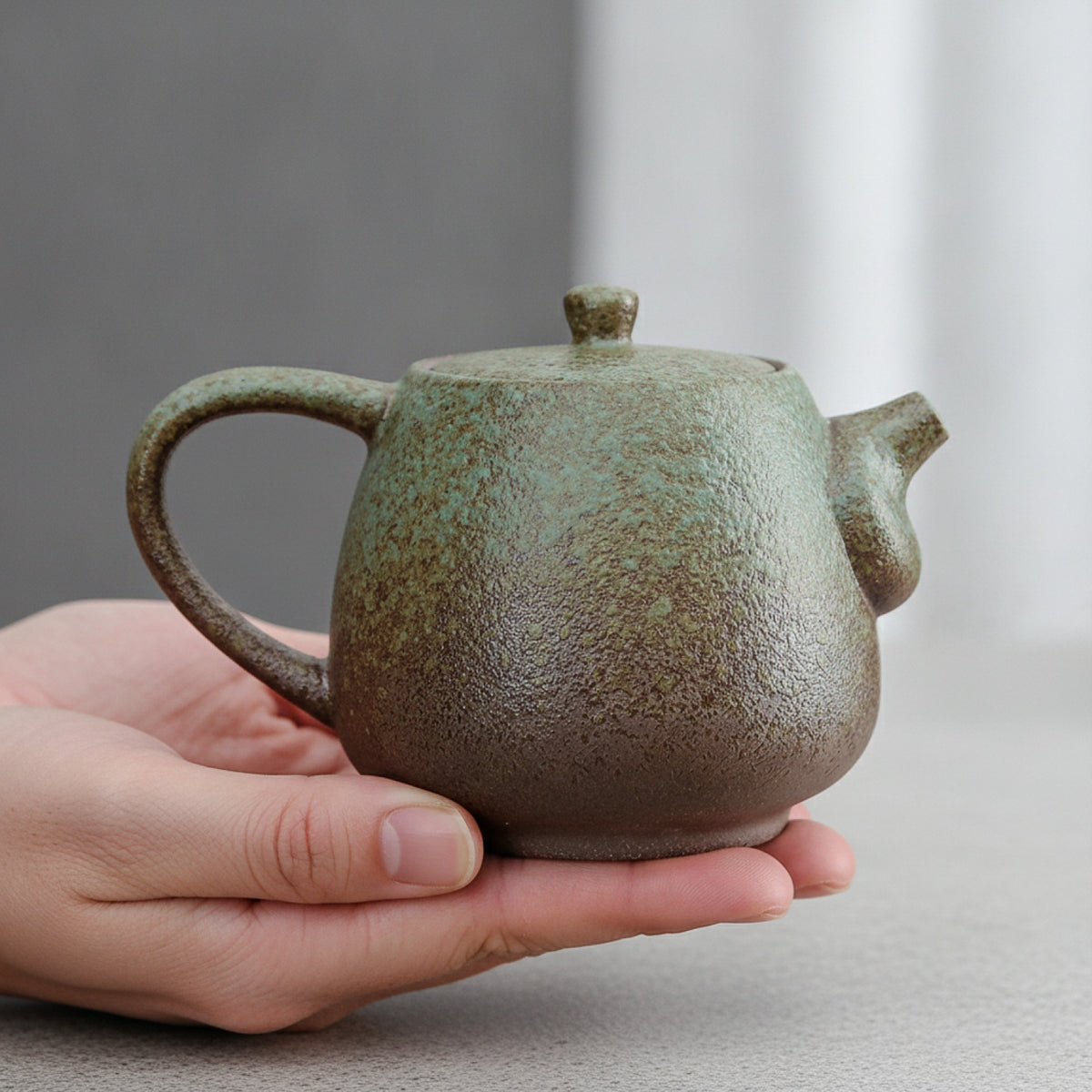 Théière Japonaise Grès Rétro