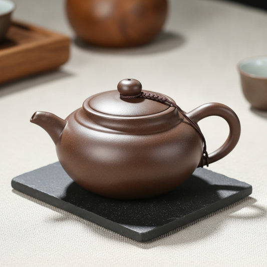 Théière Yixing Antique en Argile Violette
