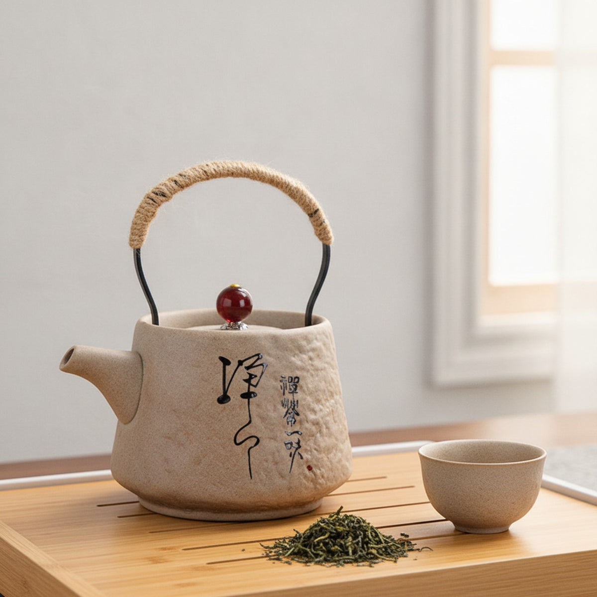 Théière Japonaise Rétro Céramique Brute