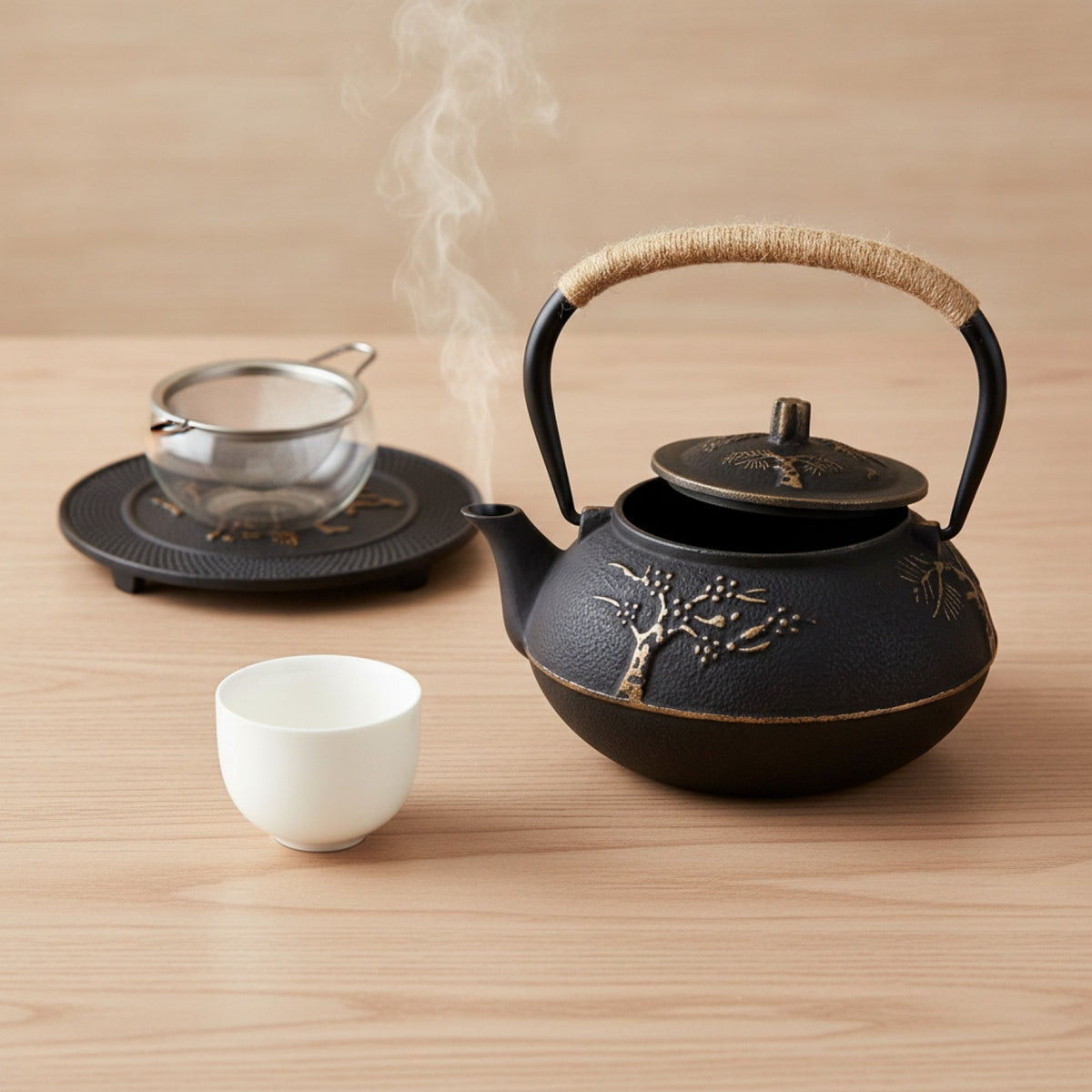 Théière en Fonte Japonaise Émaillée 900ml