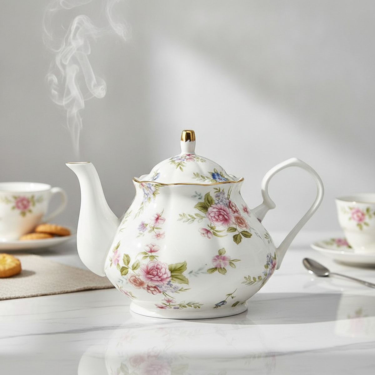 Théière Porcelaine Blanche - 400ML