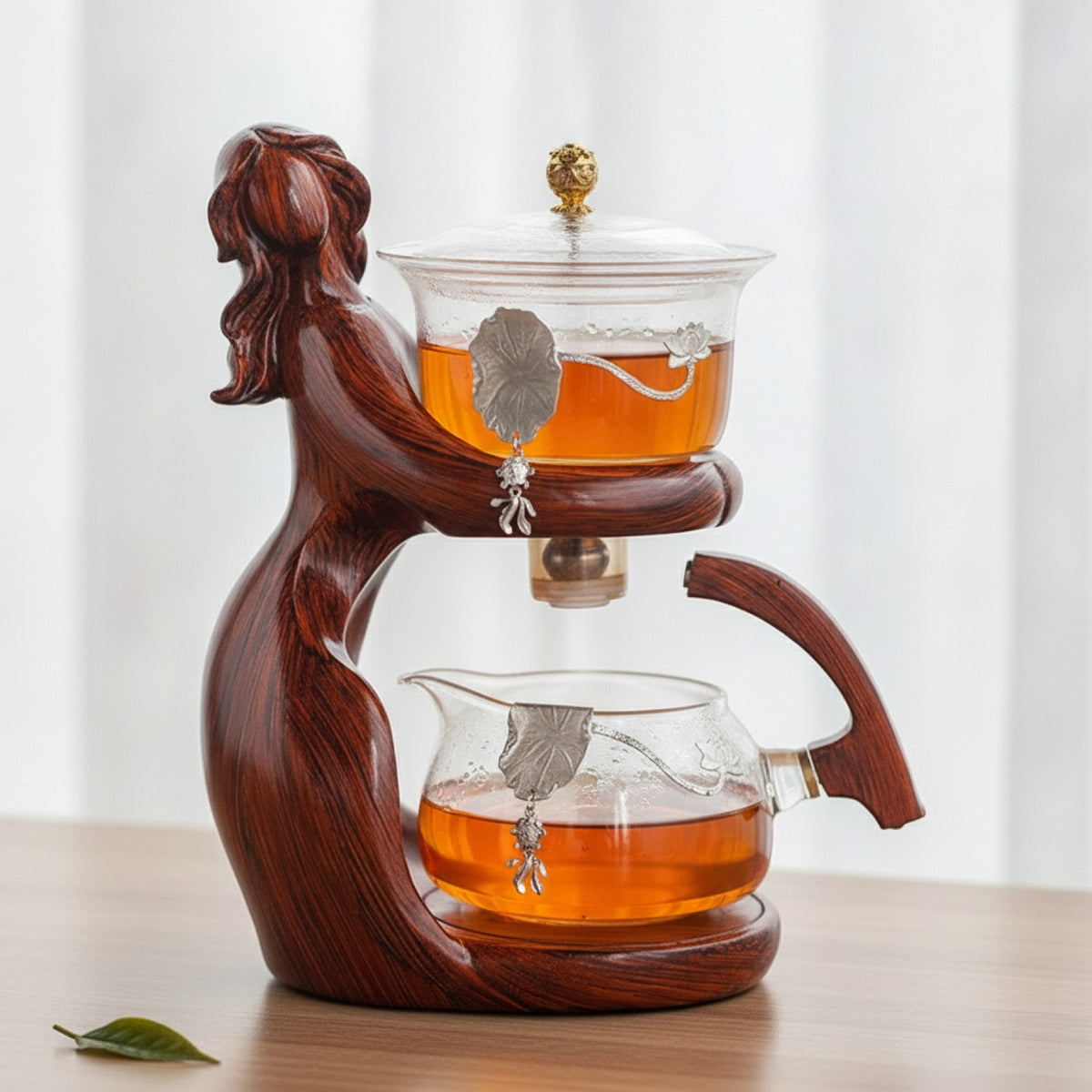 Théière Automatique Kung Fu en Verre