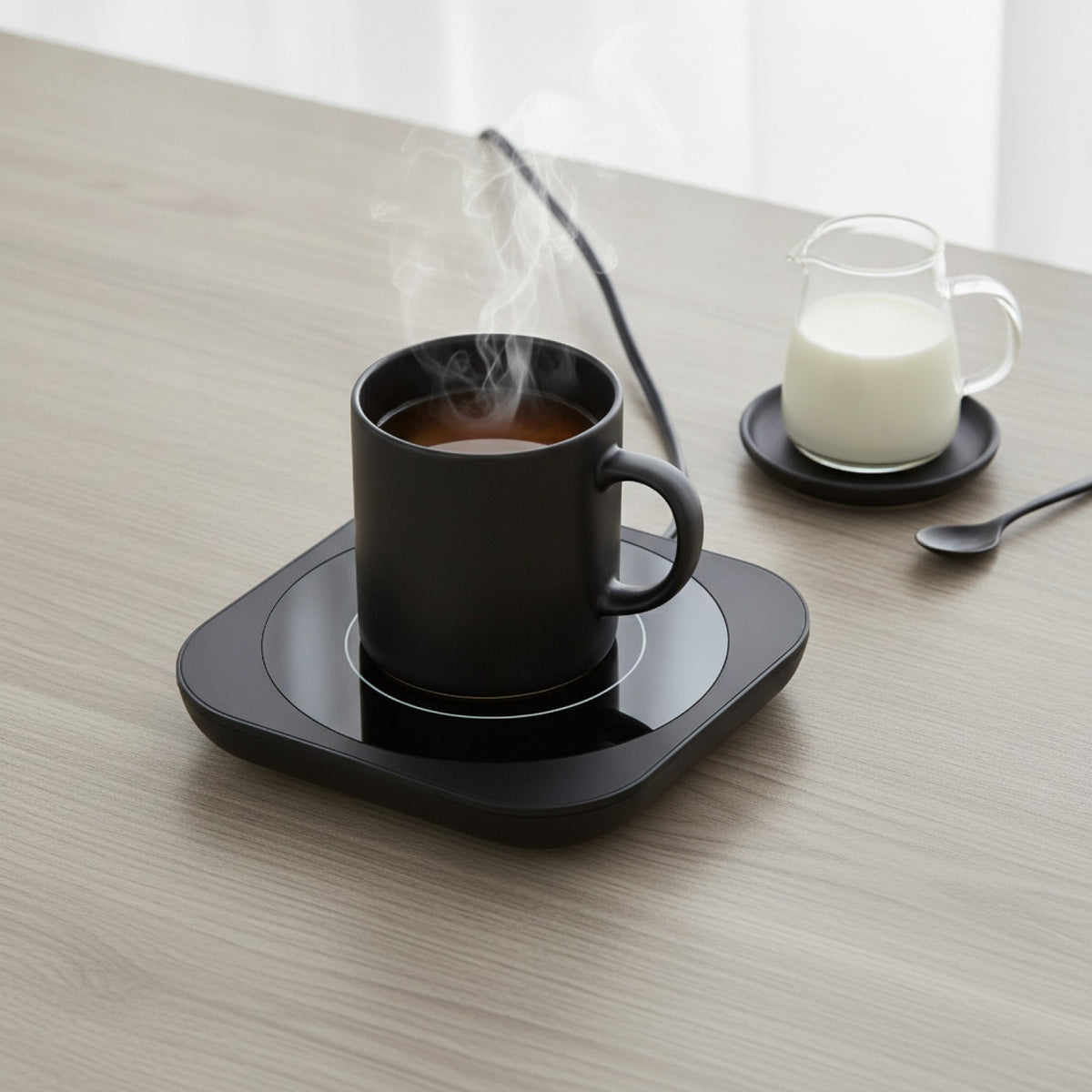 Chauffe-tasse Électrique Noir - Garde au Chaud