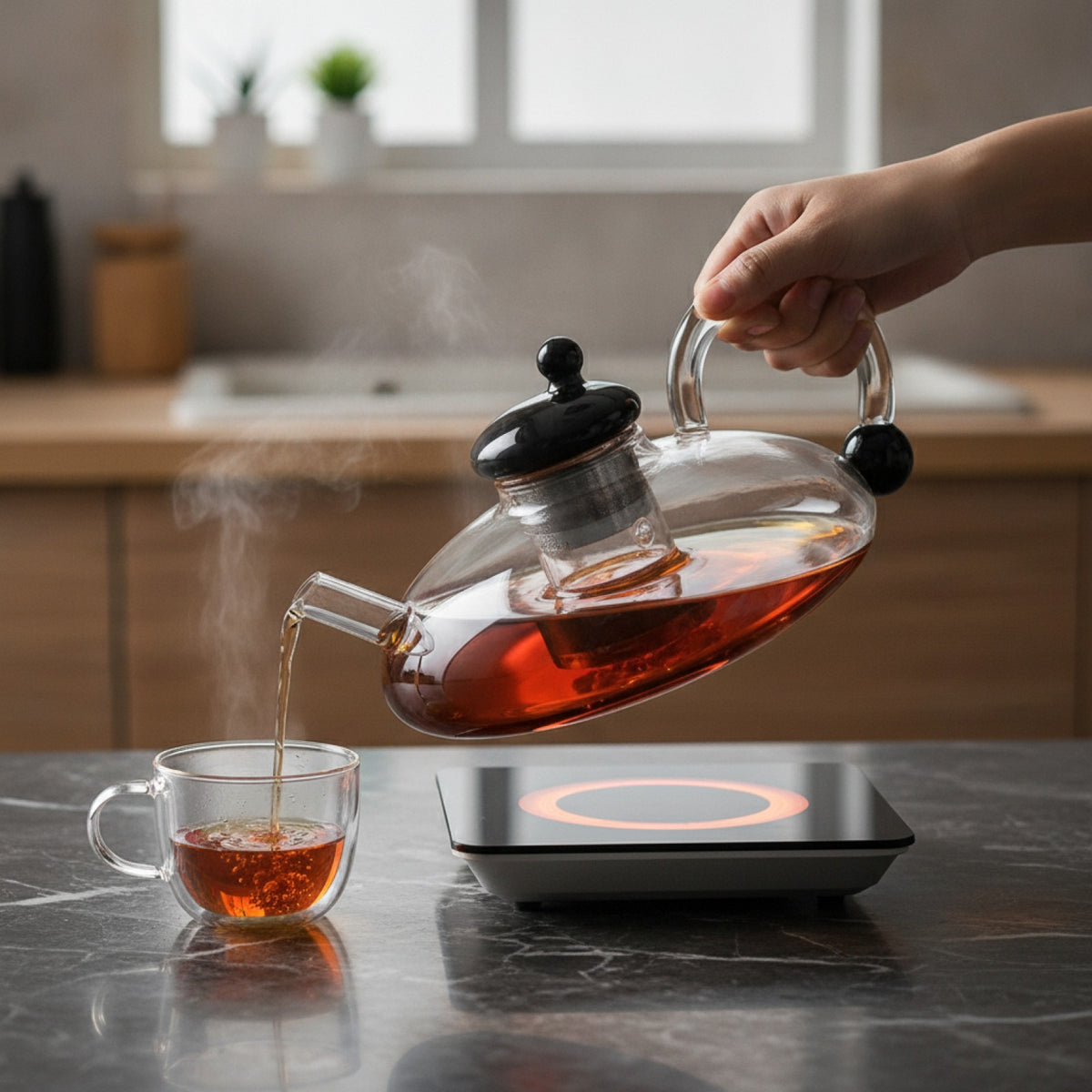 Théière en Verre Créative 700ml