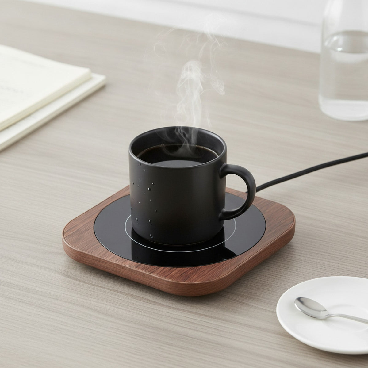 Chauffe-tasse Électrique Design Bois