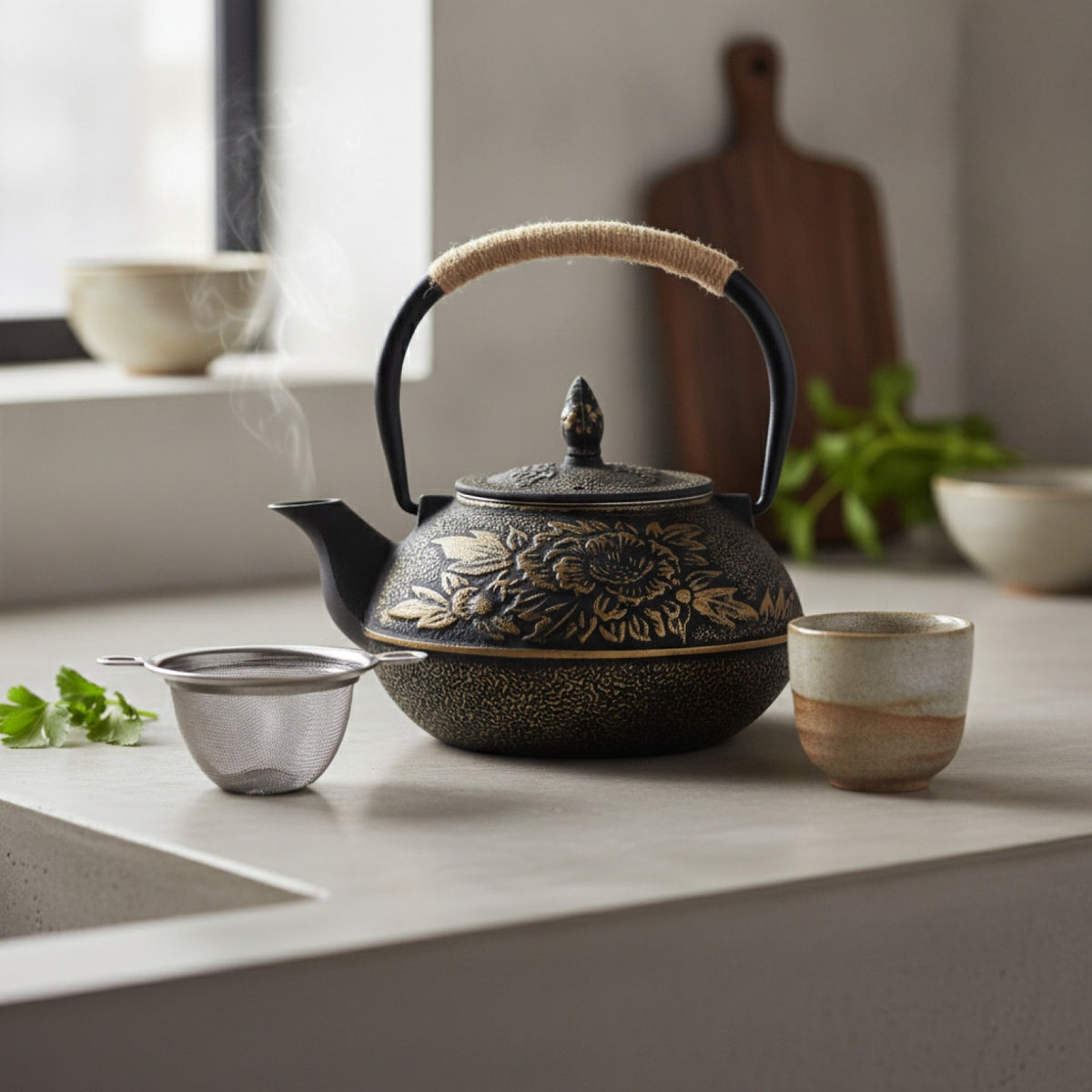 Théière en Fonte Japonaise 900ml