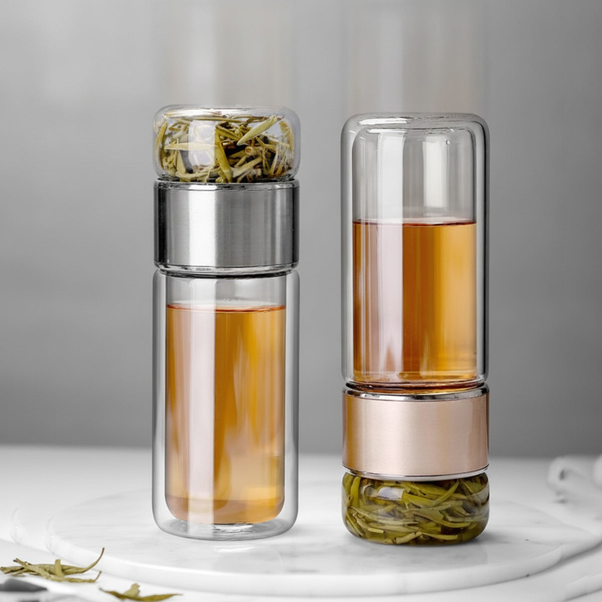 Bouteille en verre, Infuseur Thé