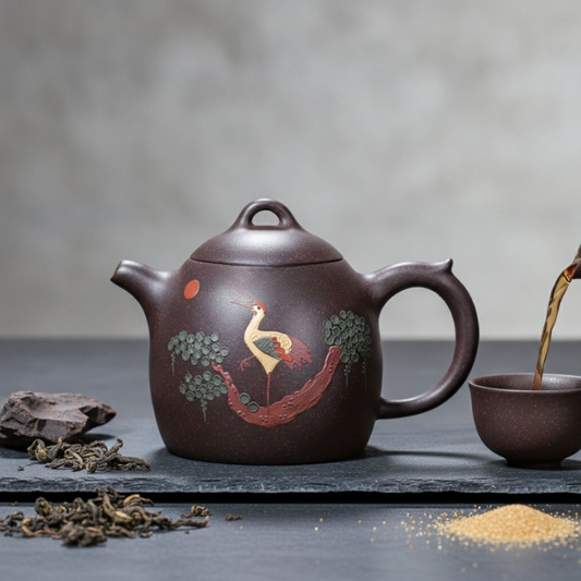 Théière en Argile Violette Zisha Yixing Classique