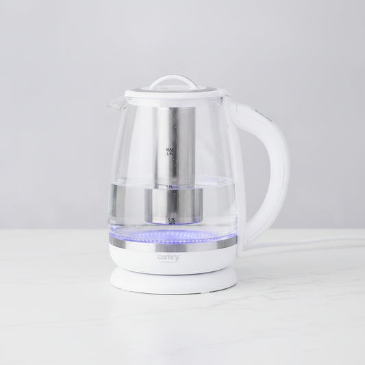 Bouilloire Verre Électrique avec Infuseur & Température Réglable
