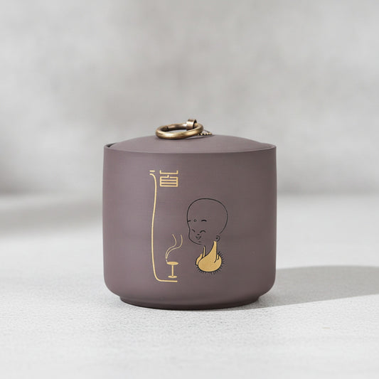 Boîte Scellée Argile Violette - Conservation Thé