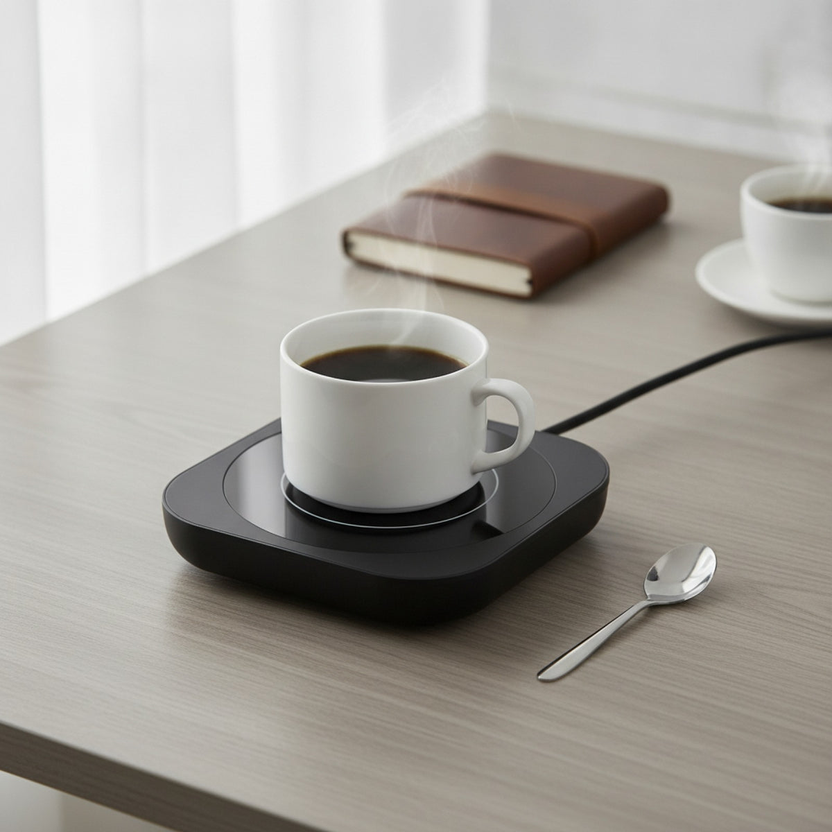 Chauffe-tasse Électrique Noir - Garde au Chaud