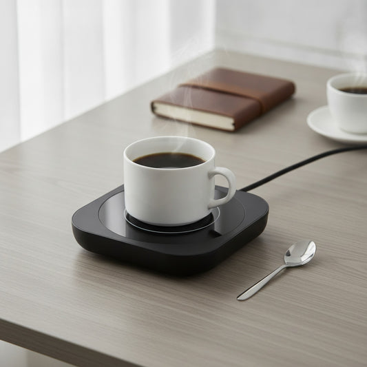 Chauffe-tasse Électrique Noir - Garde au Chaud