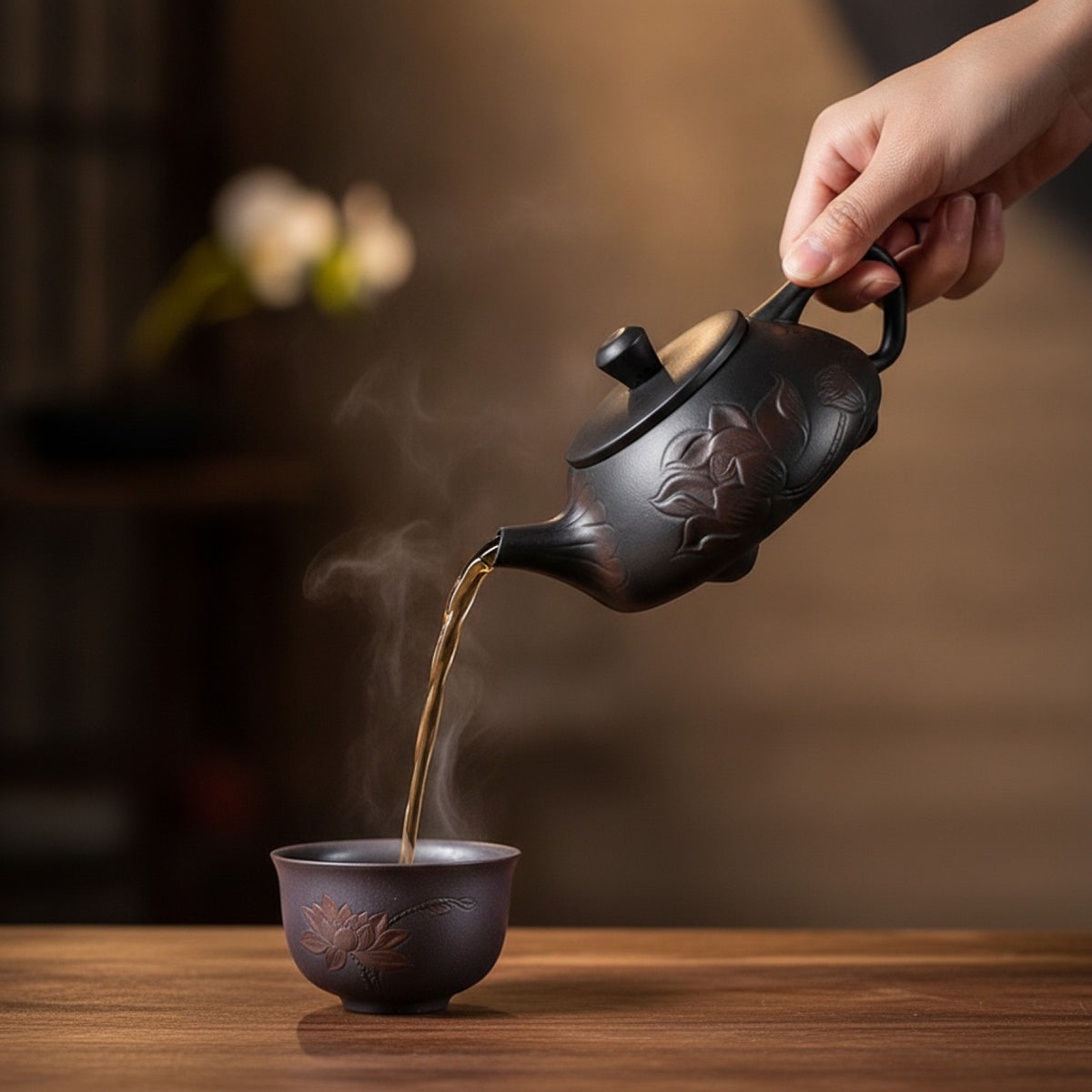 Théière Jianshui Argile Violette Artisanale