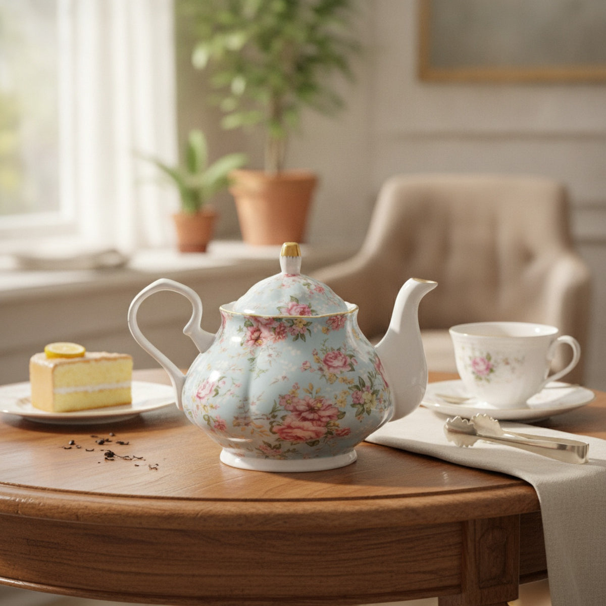 Théière Porcelaine 400ML - Élégance Européenne