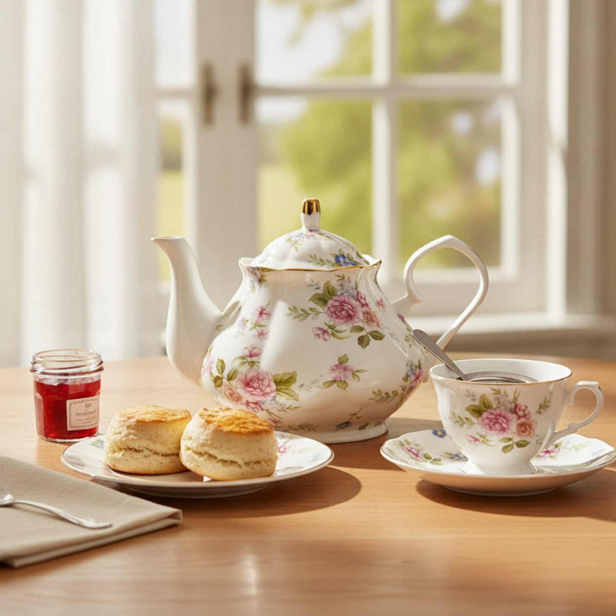Théière Porcelaine Blanche - 400ML