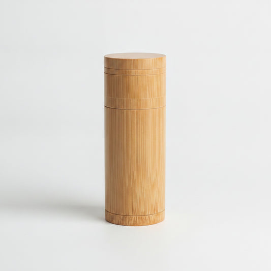 Boîte Cylindrique Bambou Artisanale