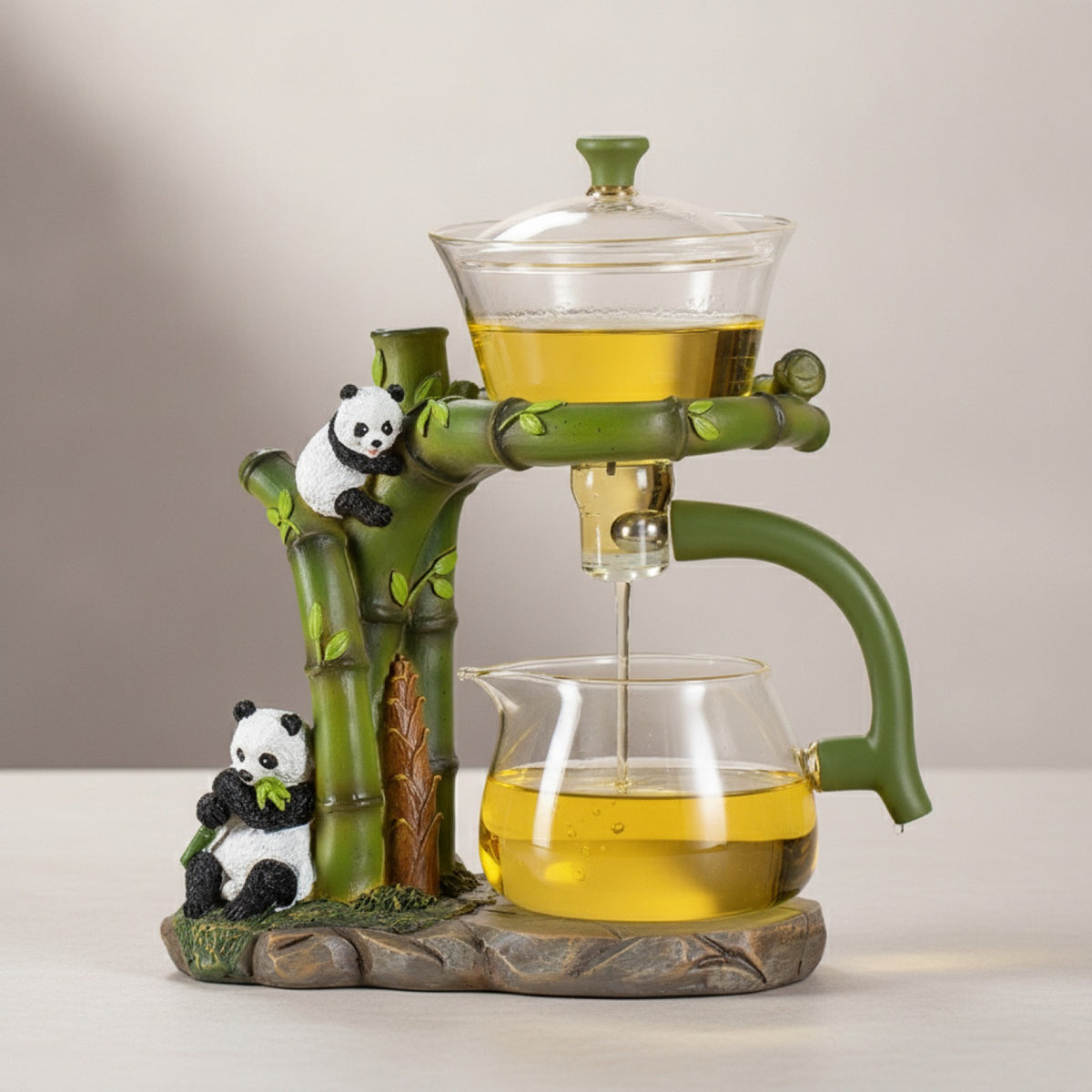 Théière Automatique Panda Magnétique Design