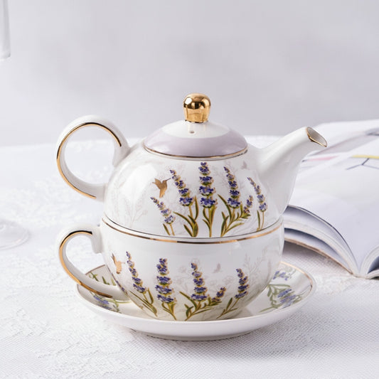 Service à Thé Luxe Céramique & Porcelaine Plaqué Or