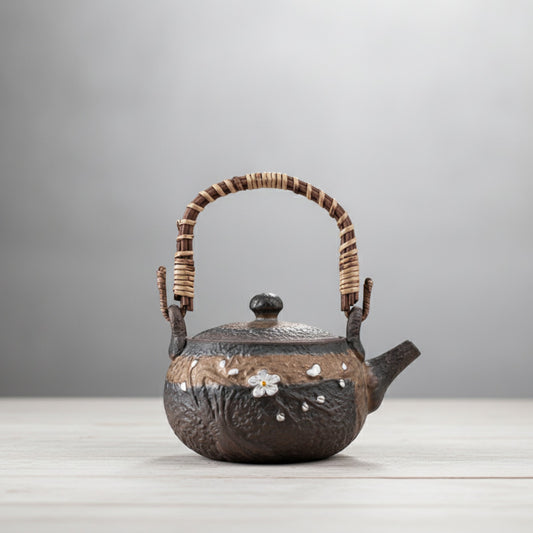 Théière Japonaise Émaillée Artisanale