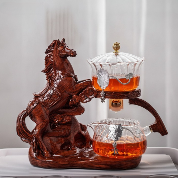 Théière en Verre Automatique Cheval Créatif