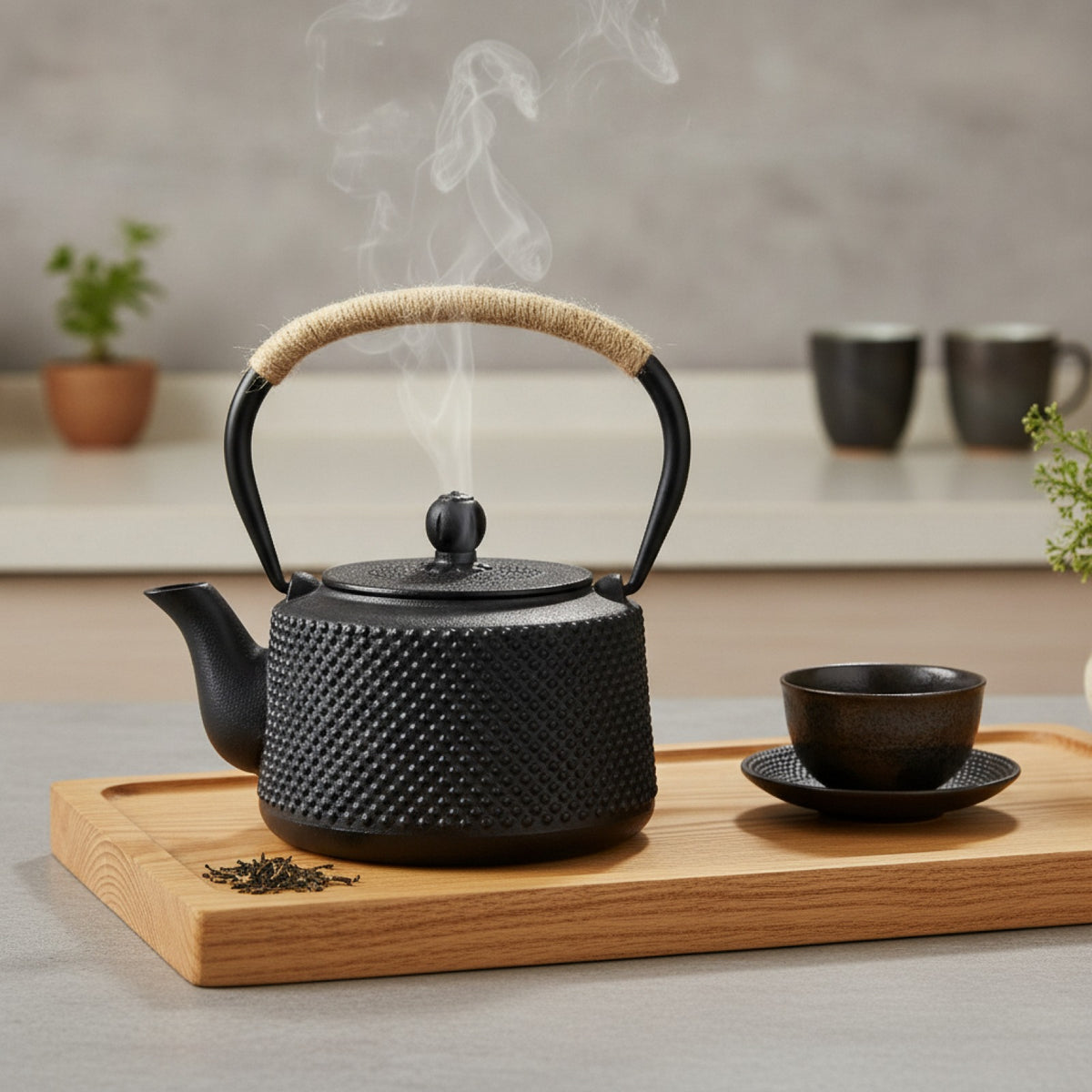 Théière en Fonte Carrée 800ml