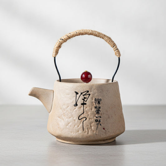 Théière Japonaise Rétro Céramique Brute
