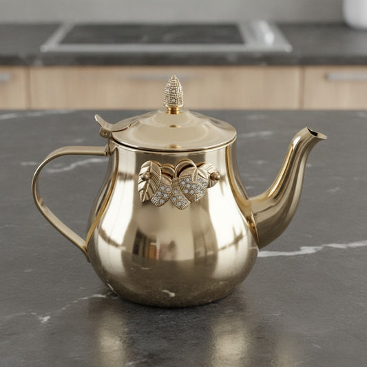 Théière Marocaine Inox Grande Capacité